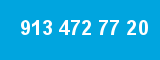 913 472 77 20